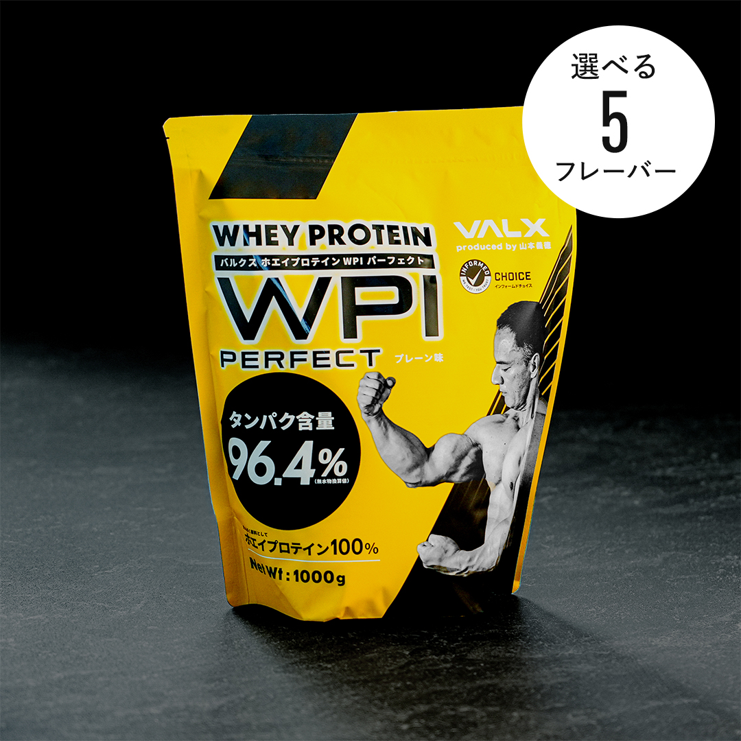 ホエイプロテイン WPIパーフェクト1kg プレーン味