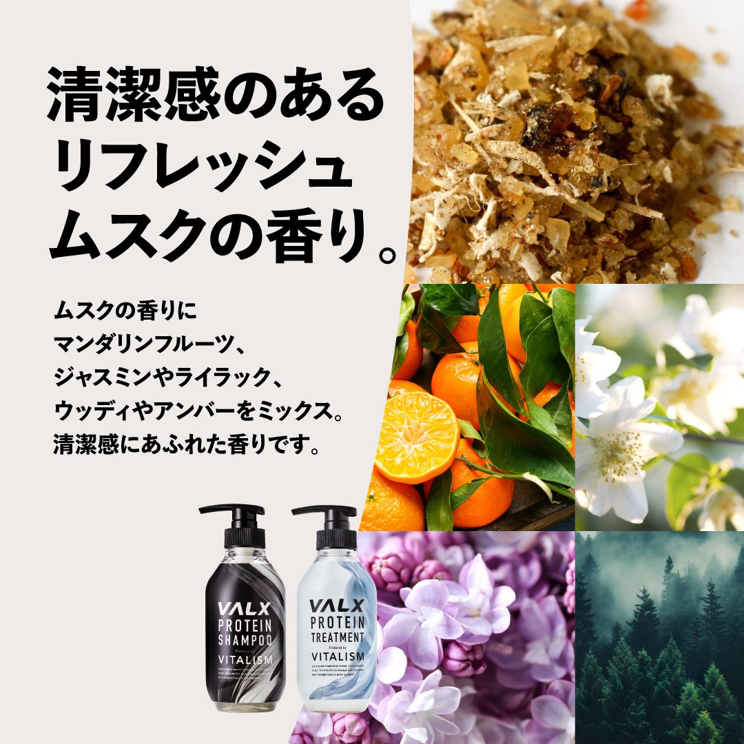 VALXプロテインシャンプー/トリートメント シャンプー