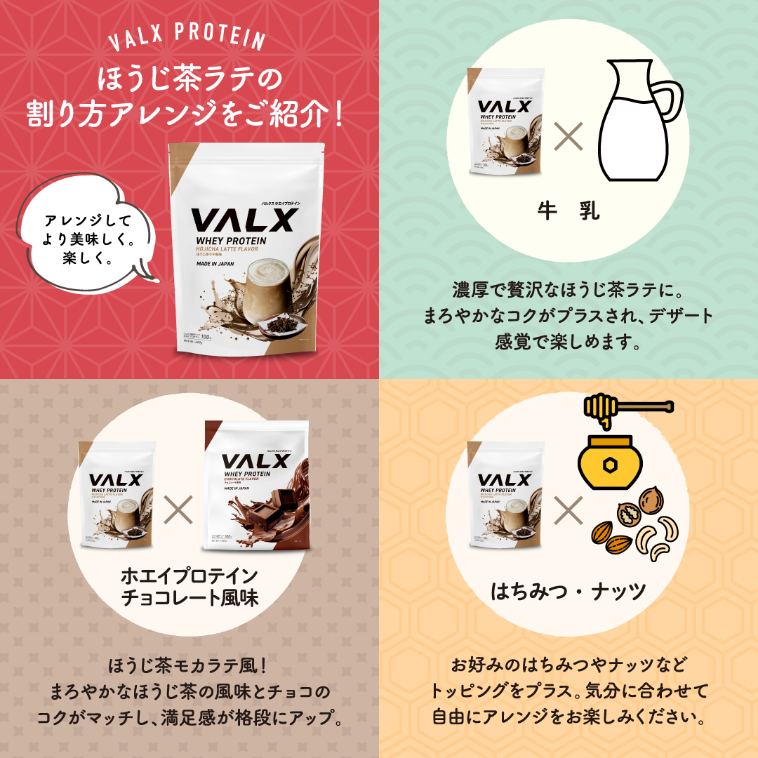ホエイプロテイン（WPC）600g  ほうじ茶ラテ風味