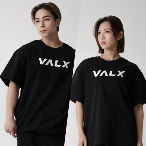 【ユニセックス】VALXロゴプリントオーバーサイズTシャツ M