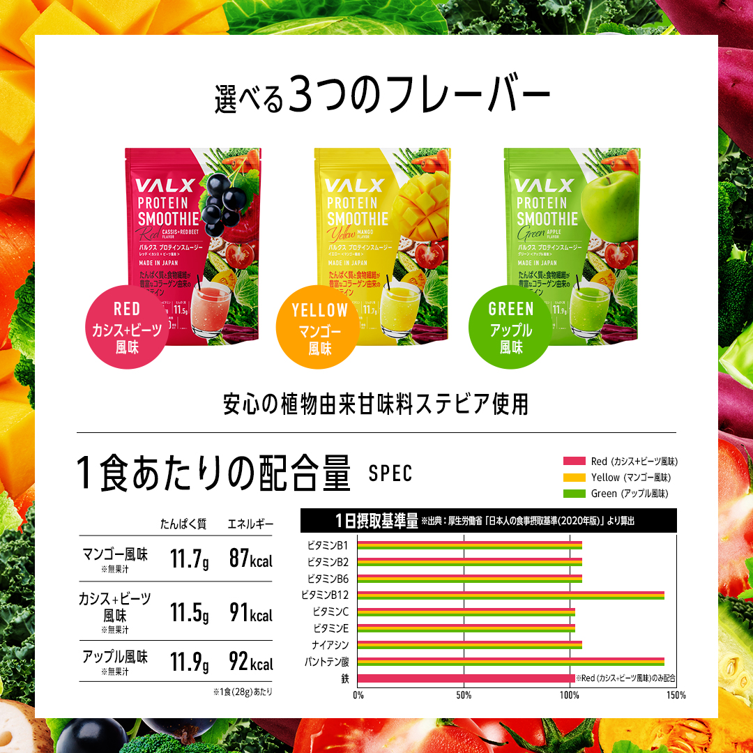 プロテインスムージー アップル風味