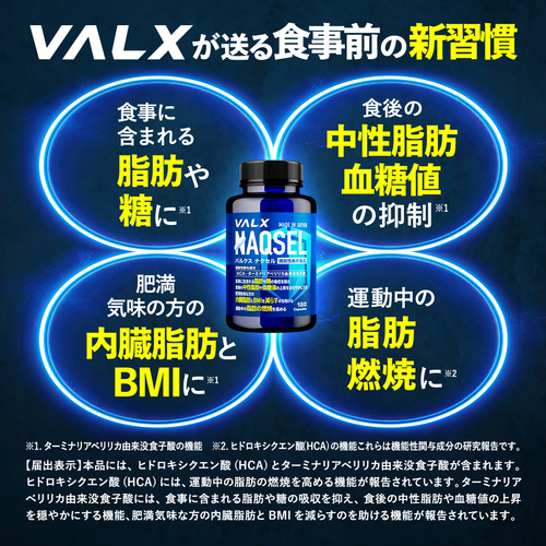 【キャンペーン】NAQSEL（ナクセル）【機能性表示食品】