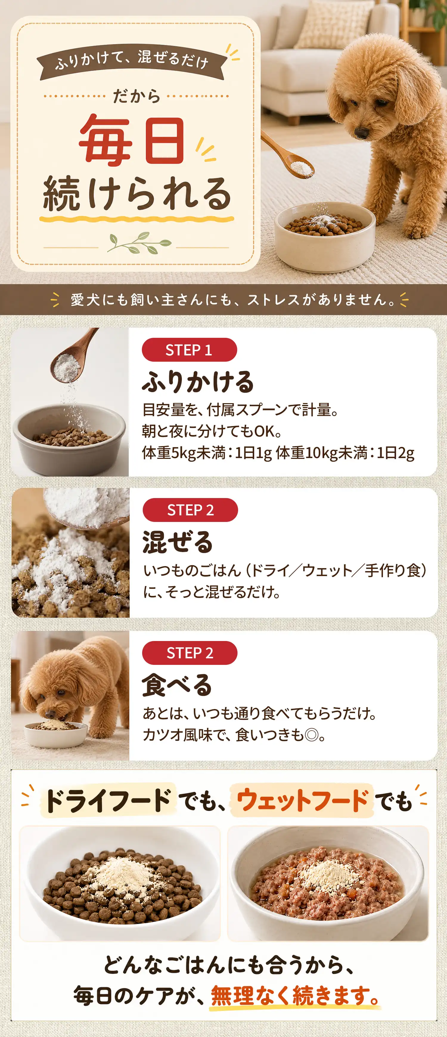 毎日続けられる