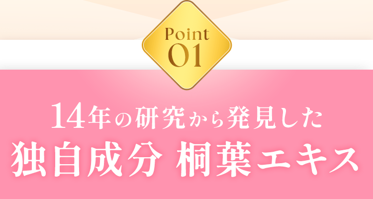 独自成分 桐葉エキス