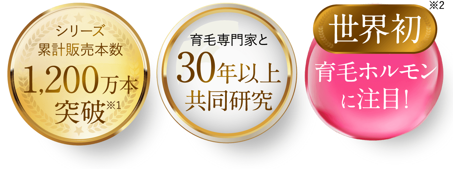 髪の印象が変わると`