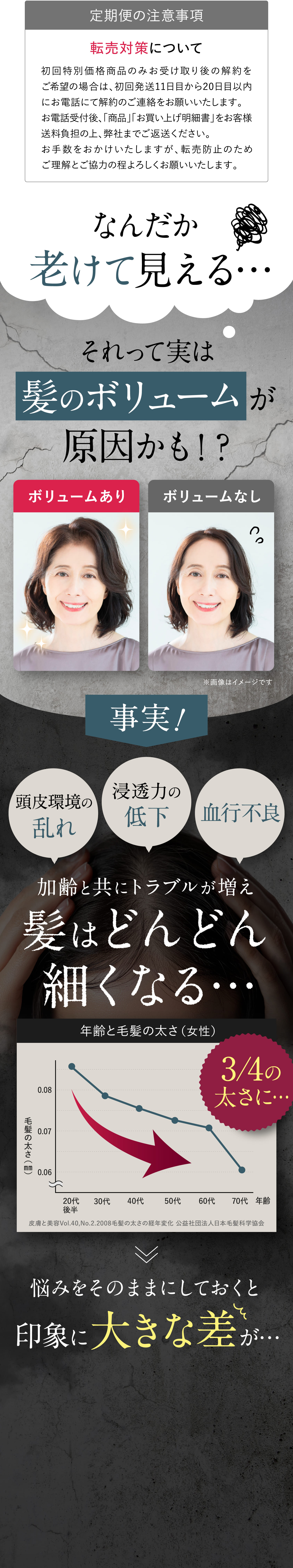 なんだか老けて見える