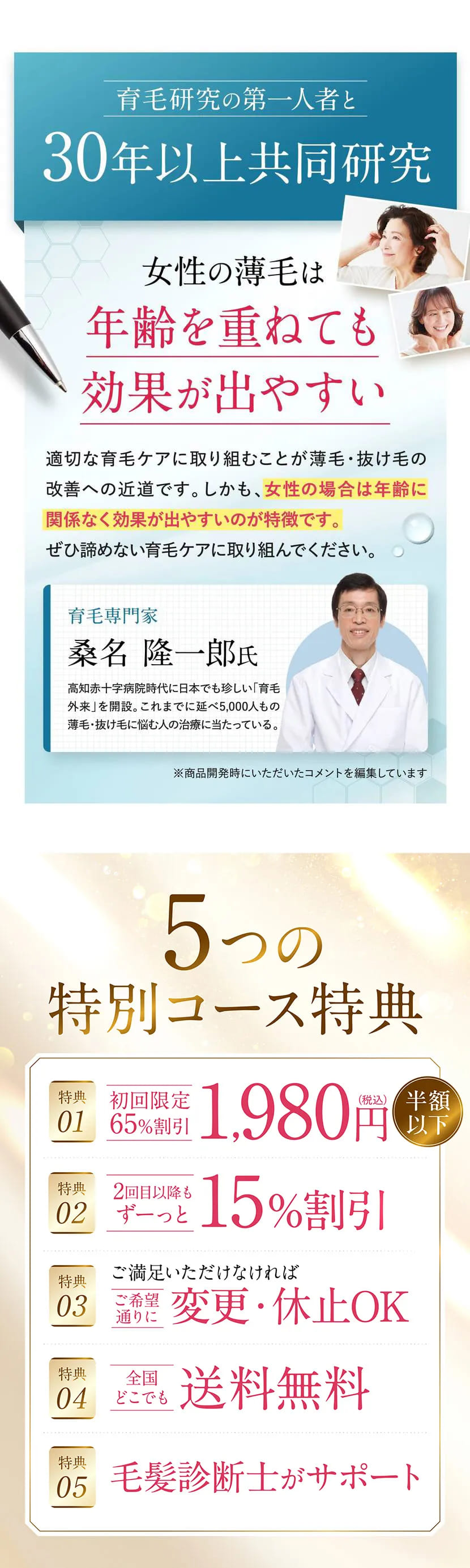 30年以上共同研究