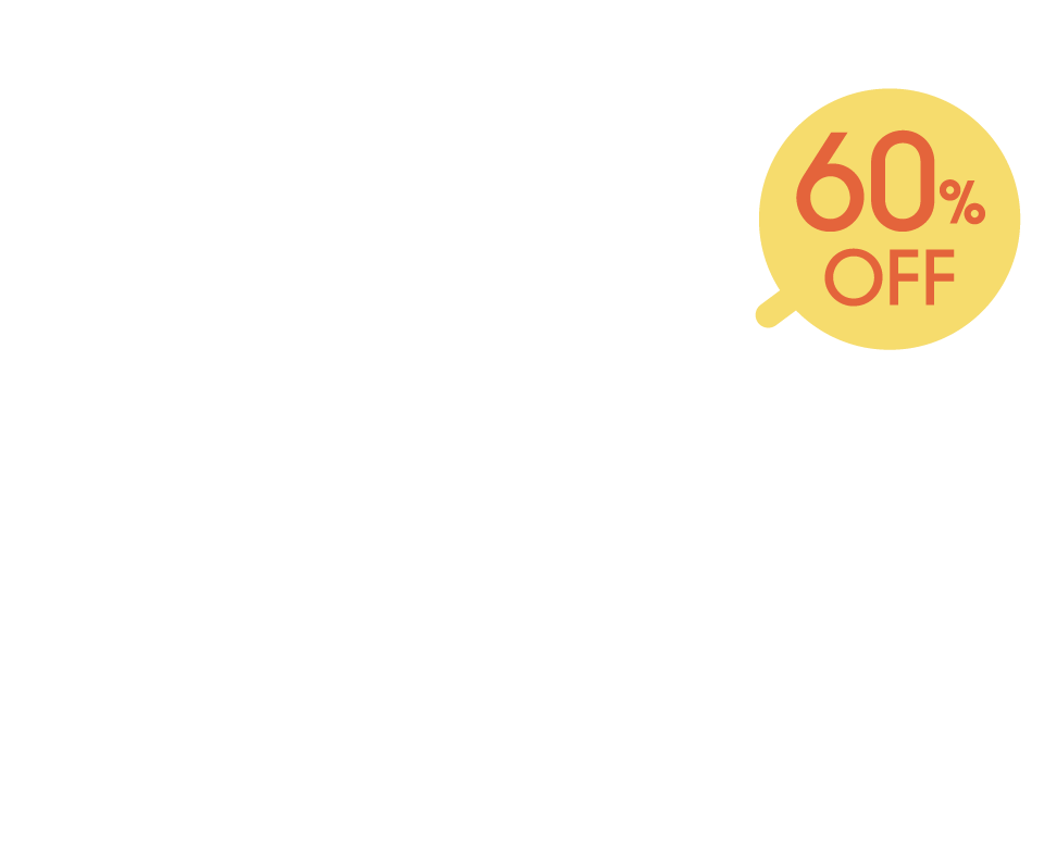 60%OFF