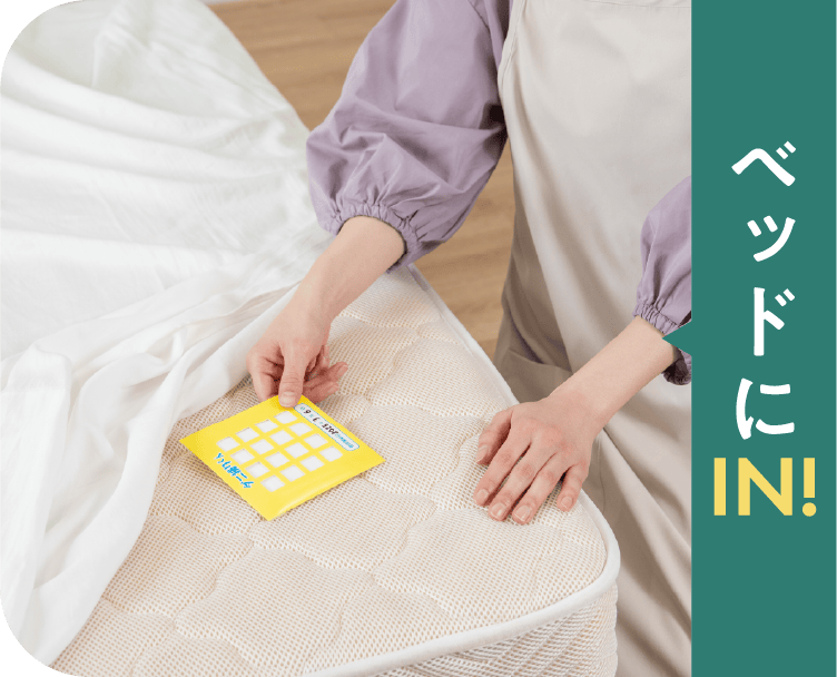 ベッドにIN!