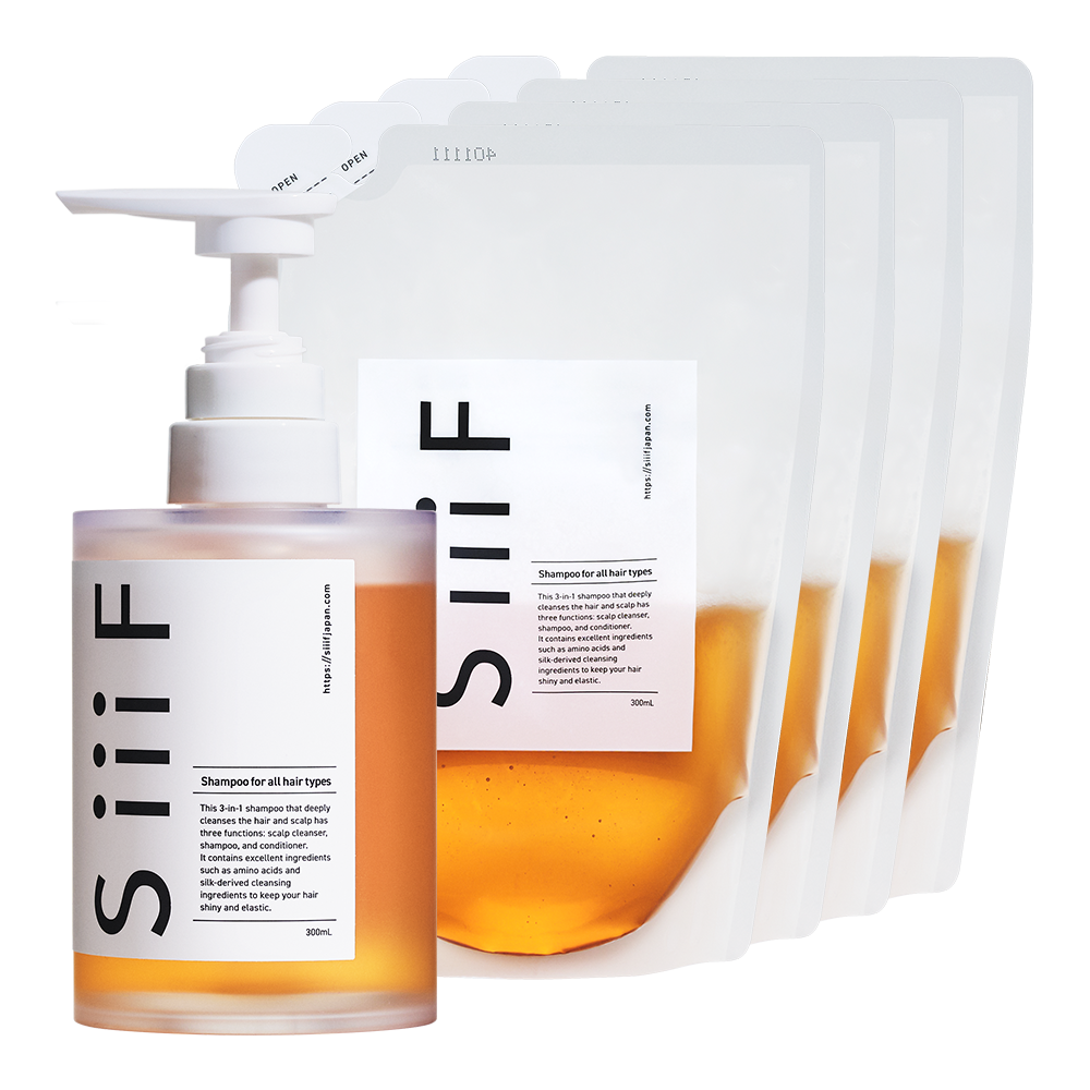SiiiFシャンプー 詰め替え4個付セット