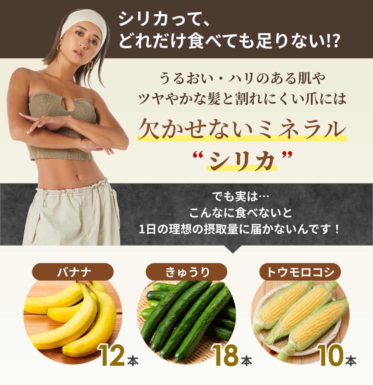 シリカってどれだけ食べても足りない？