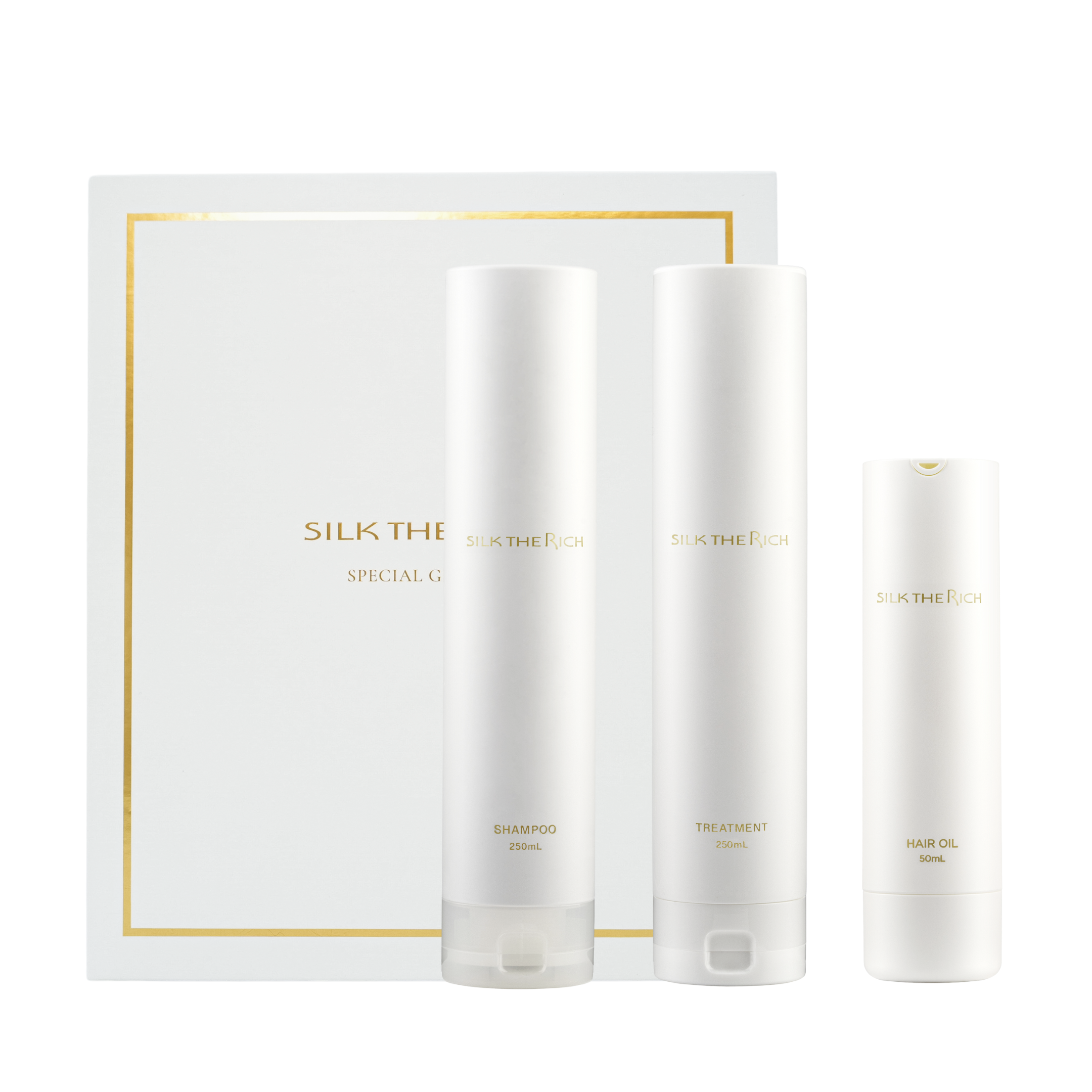 シャンプー&トリートメント&ヘアオイル スペシャルギフトBOXセット GPF