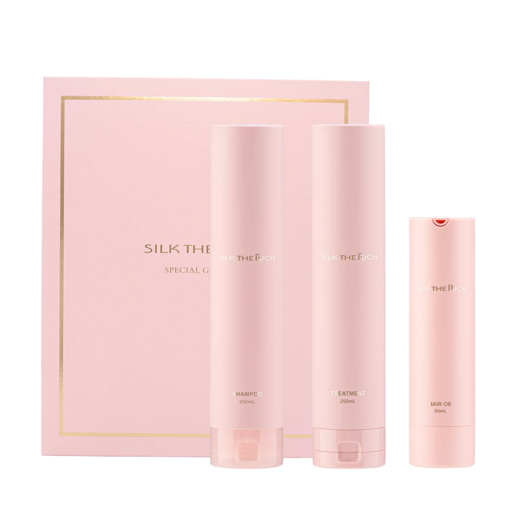 シャンプー&トリートメント&ヘアオイル スペシャルギフトBOXセット URB