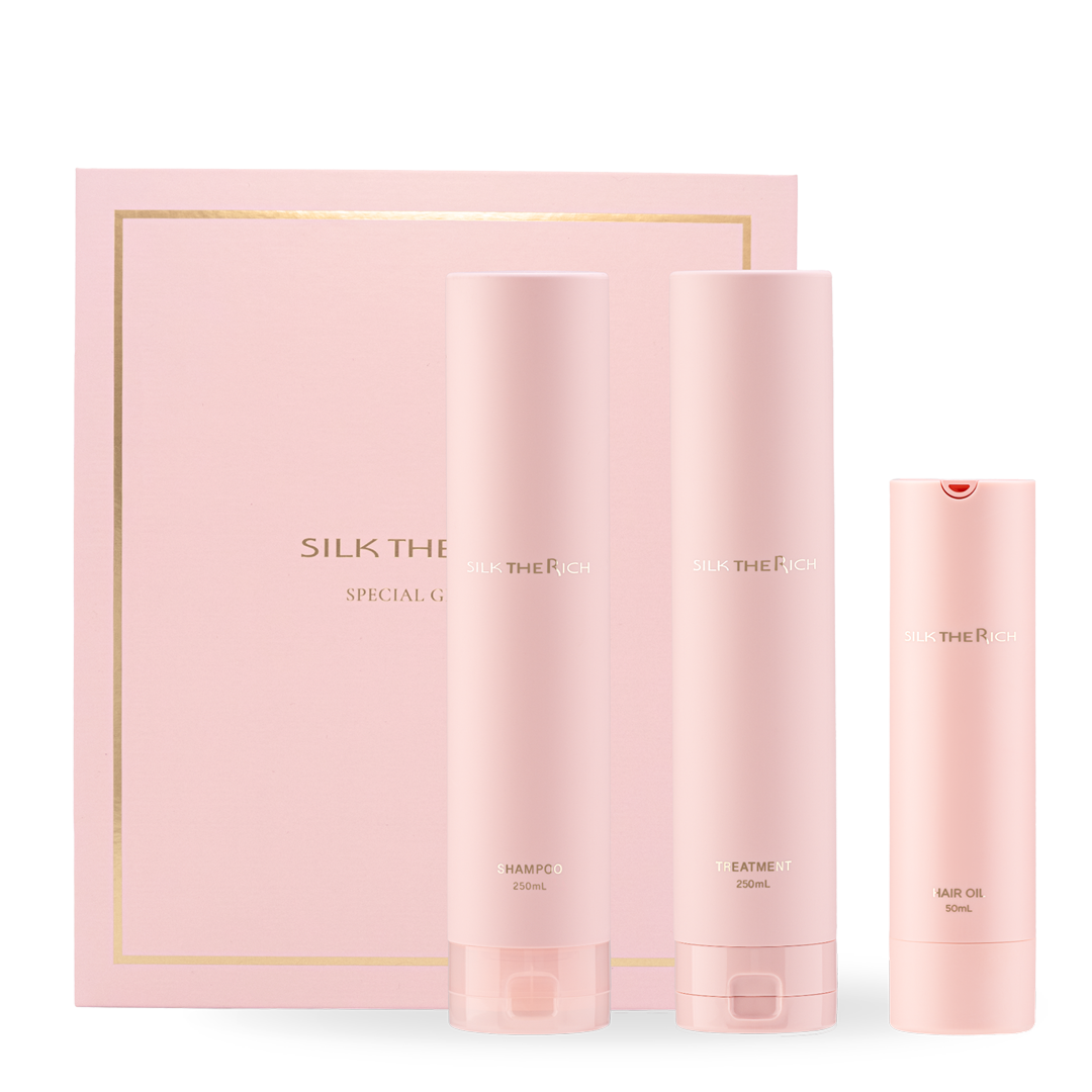 シャンプー&トリートメント&ヘアオイル スペシャルギフトBOXセット URB