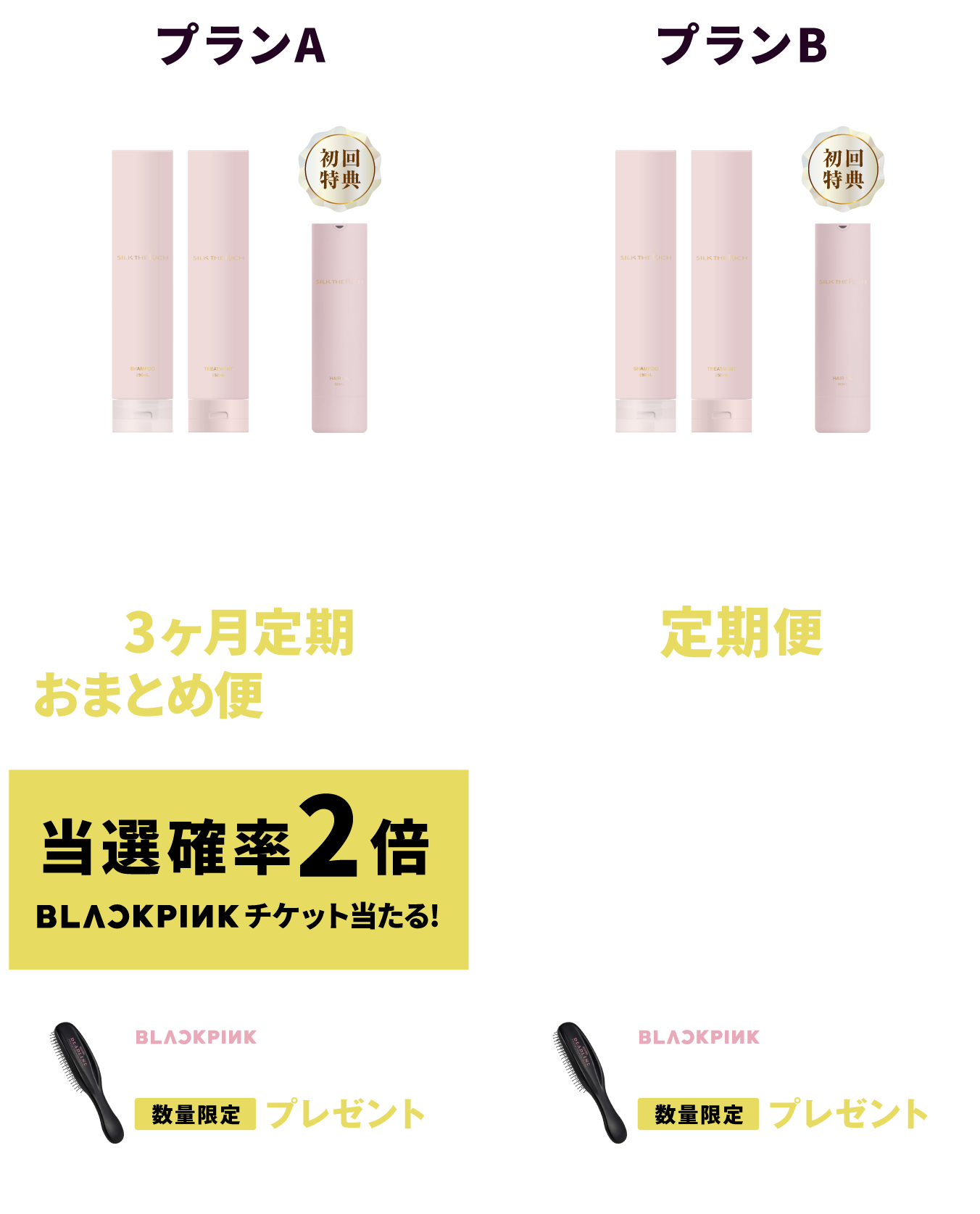 シルク・ザ・リッチ3点セット×3セット 3ヶ月おまとめ便の購入で