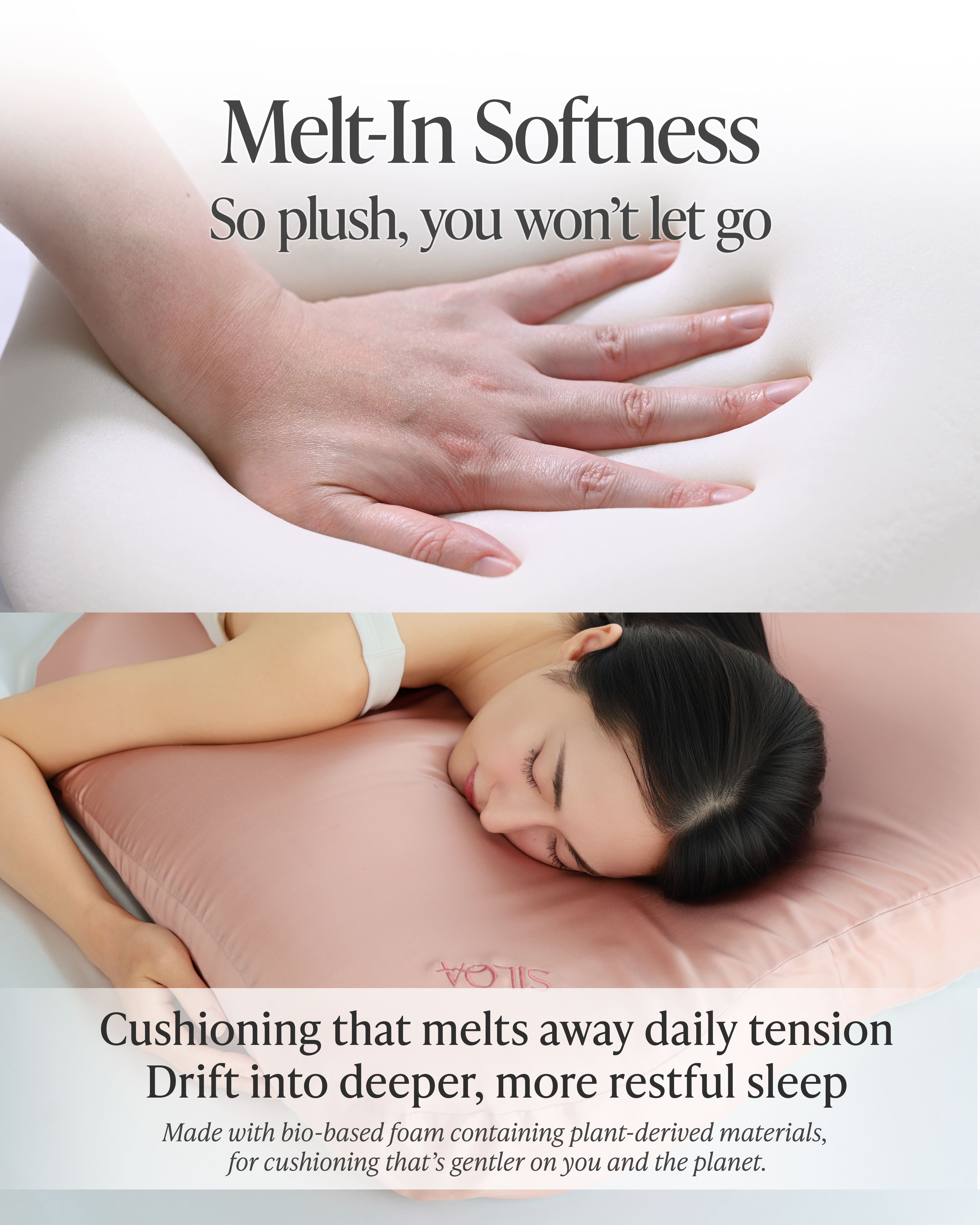 Silk Serum Pillow 【Cocoon Hood】（SP-3060H) color: Pink Gold