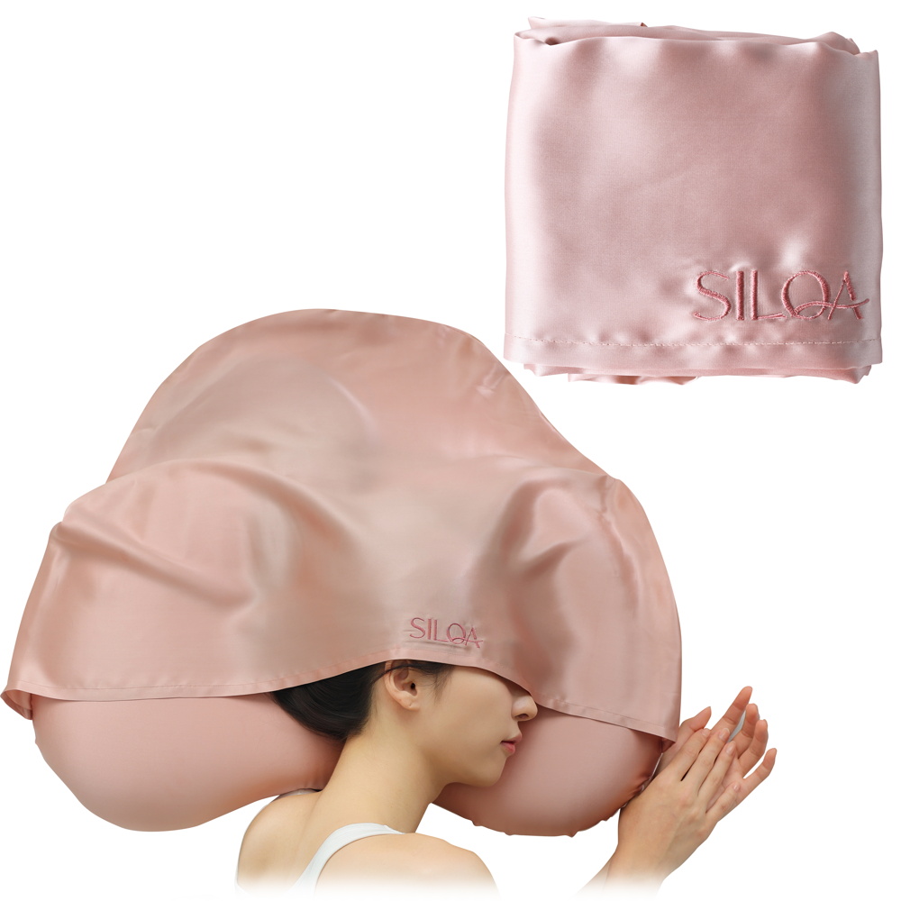 シルクセラムピロー［フード］ 専用まくらカバー カラー: ピンクゴールド