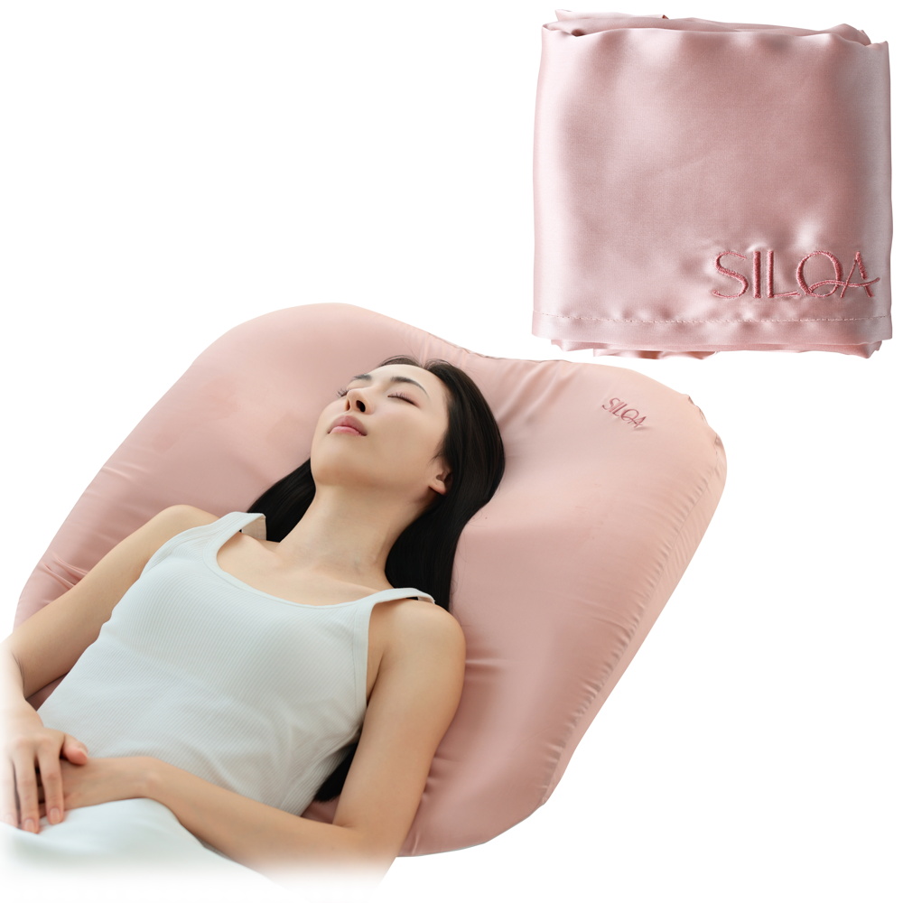 シルクセラムピロー［ラージ］ 専用まくらカバー カラー: ピンクゴールド