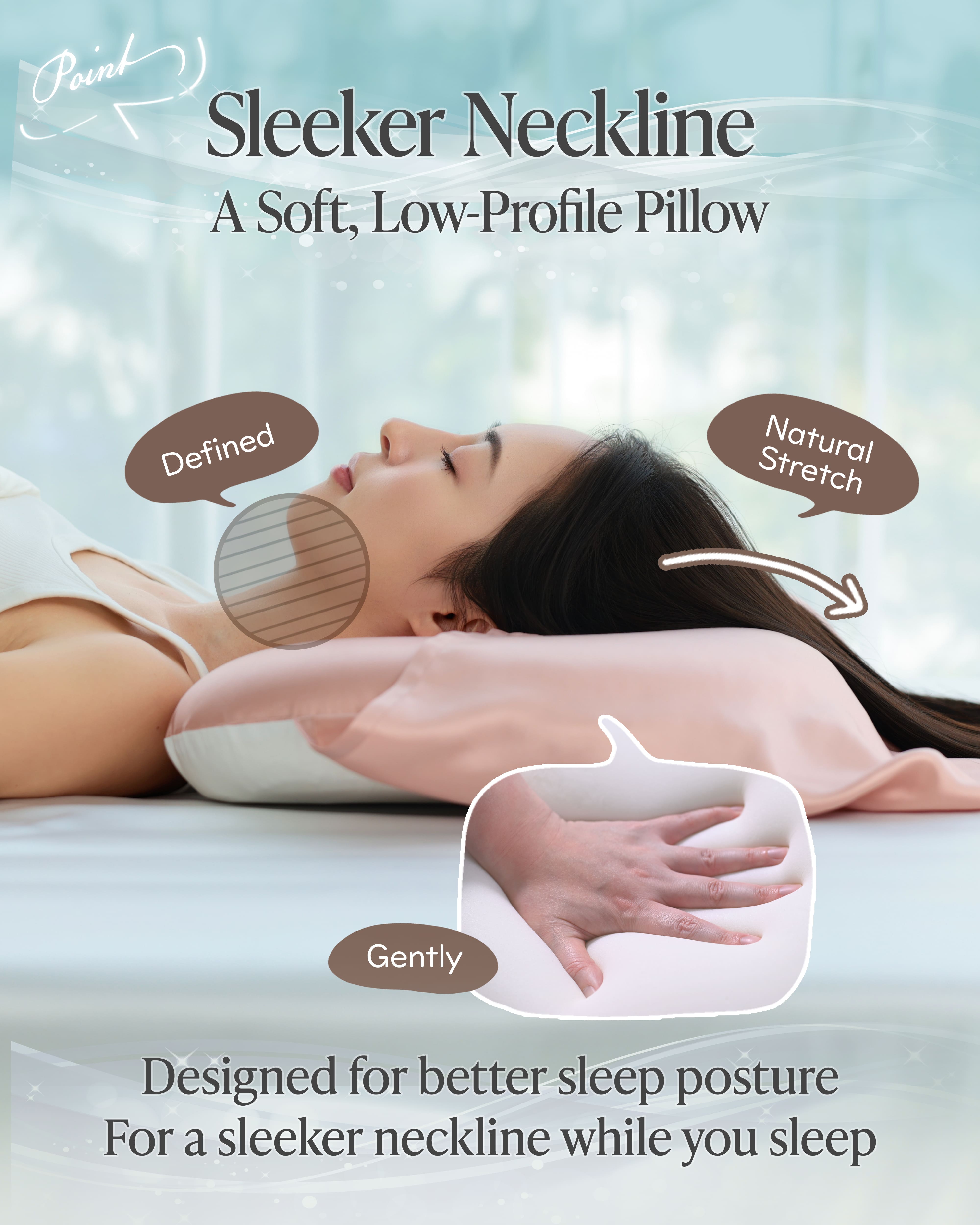 Silk Serum Pillow 【Cocoon Hood】（SP-3060H) color: Pink Gold