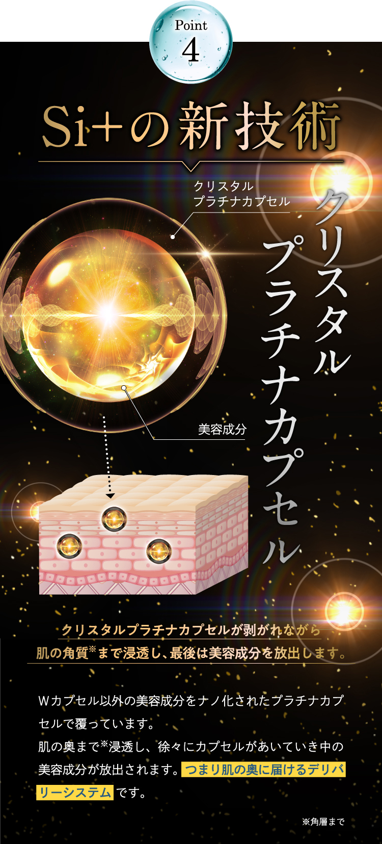 【Point4】クリスタルプラチナカプセル