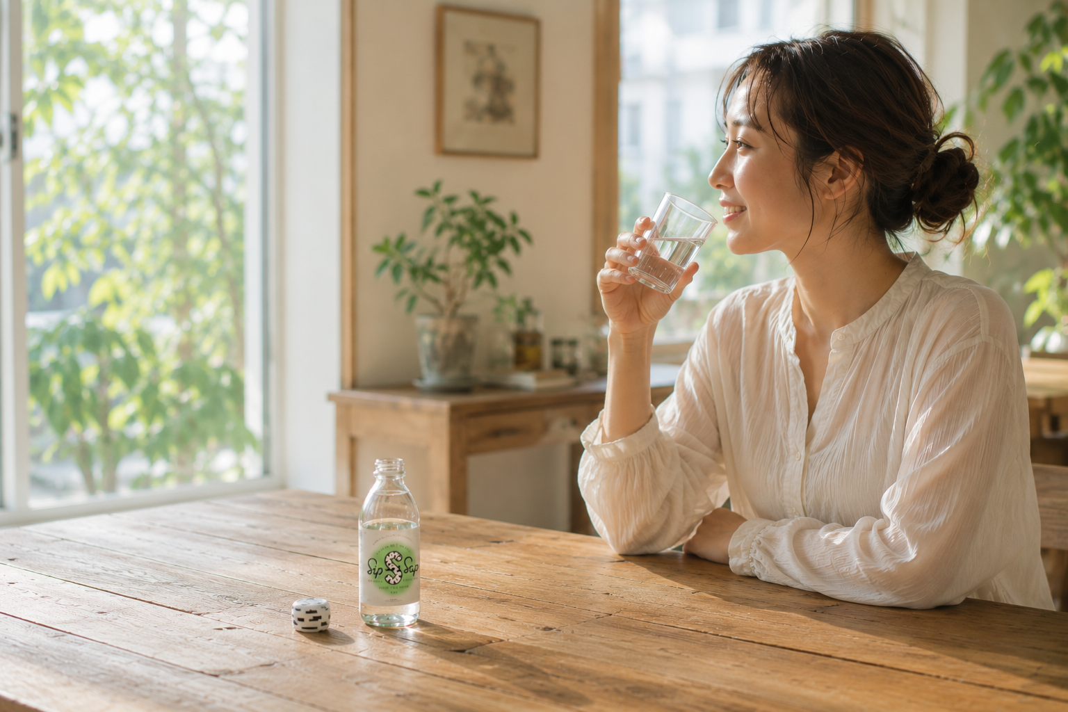 日本の朝の食卓でSIP SAPを楽しむ日常の風景