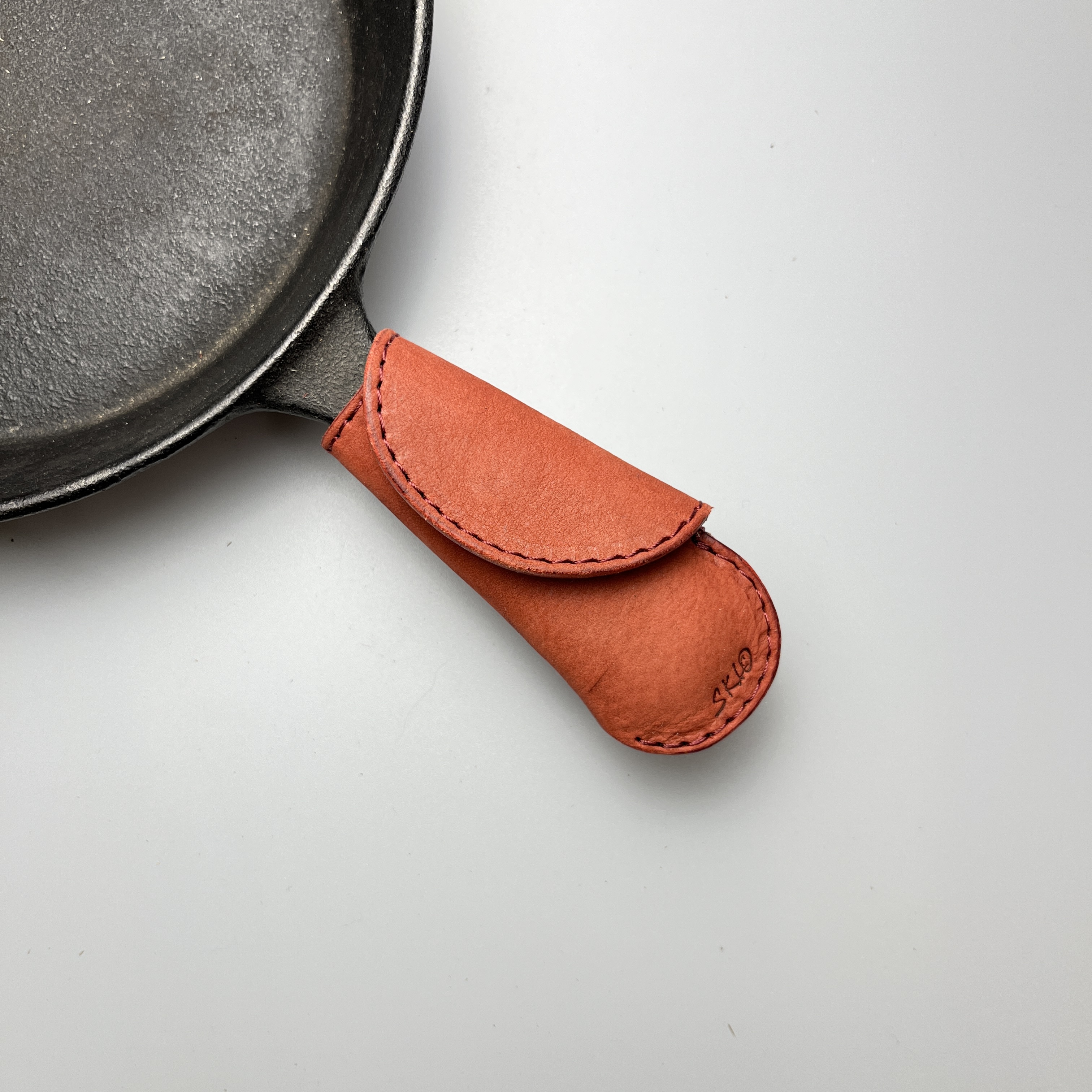スキレット ハンドルレザーカバー