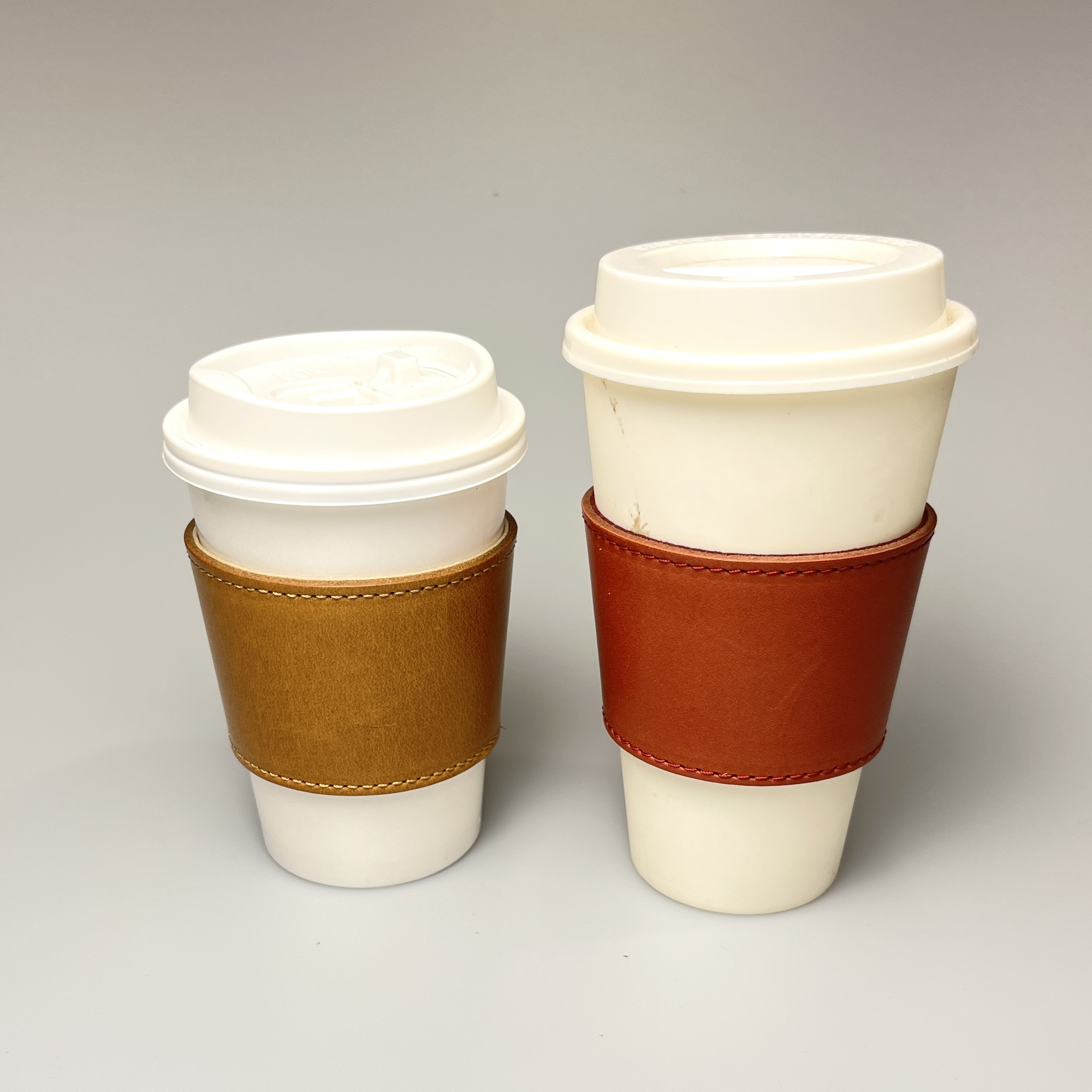 レザーコーヒースリーブ
