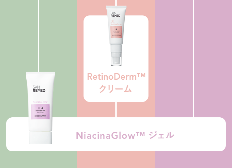 RetinoDerm TM クリーム NiacinaGlow TM ジェル