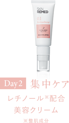 Day2 集中ケア レチノール※配合美容クリーム ※整肌成分
