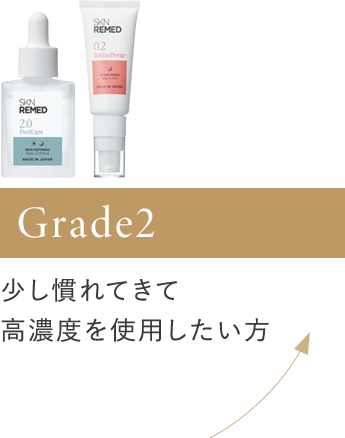 Grade2 少し慣れてきて高濃度を利用したい方