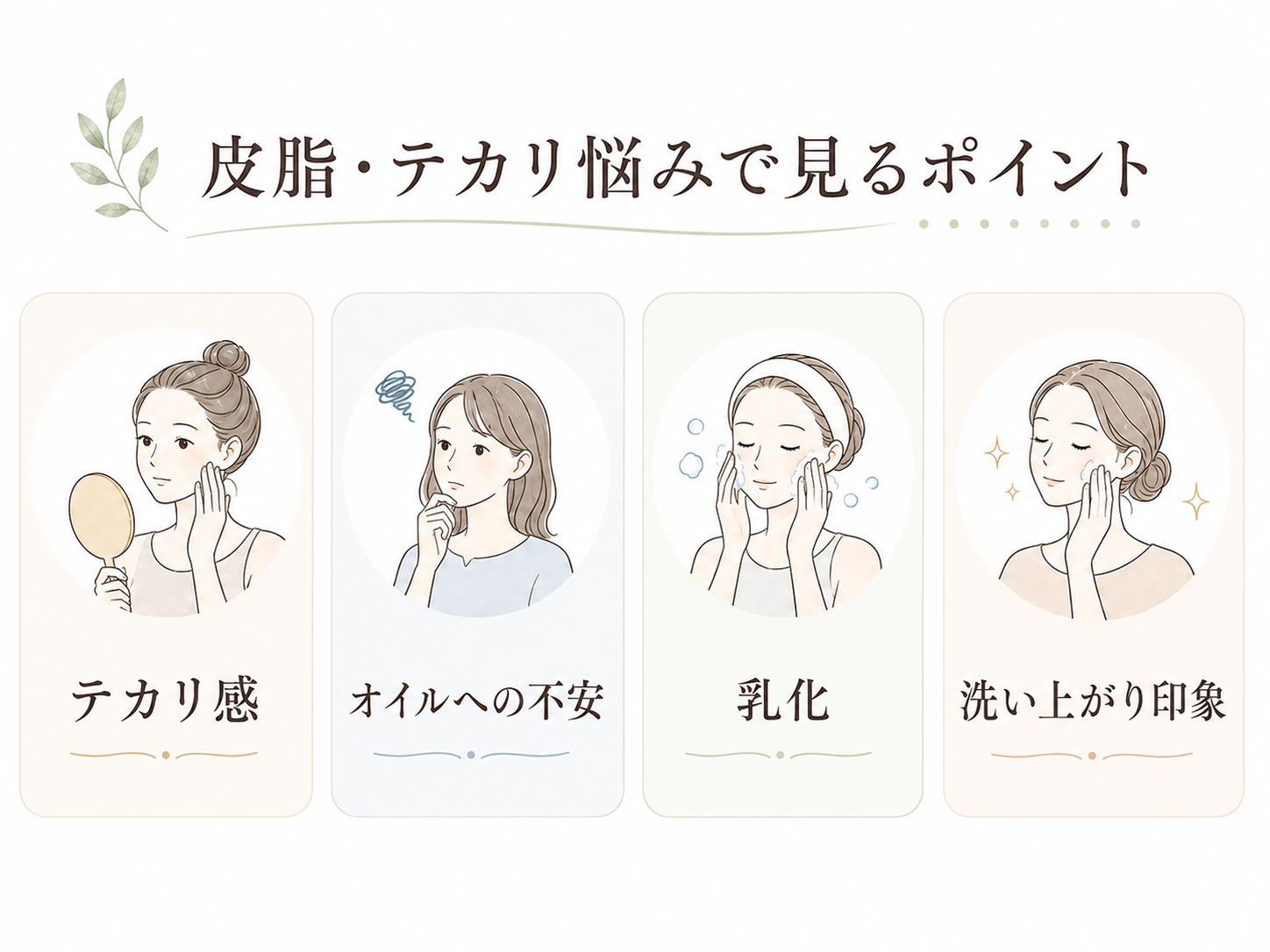 皮脂とテカリ悩みのSNS投稿で見る使用感と乳化のポイント