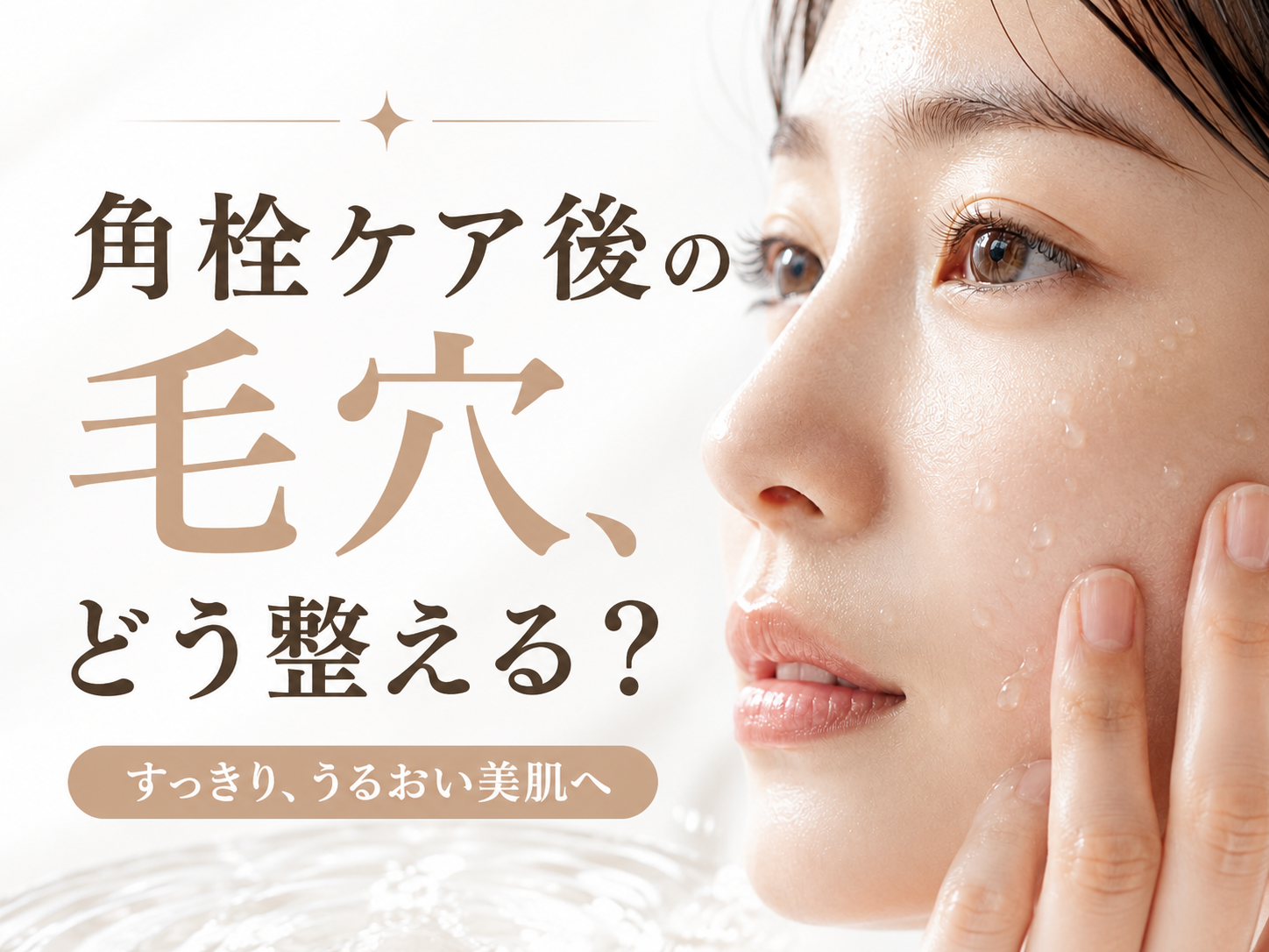 いちご鼻ケア後の跡ケアを説明する関連記事イメージ