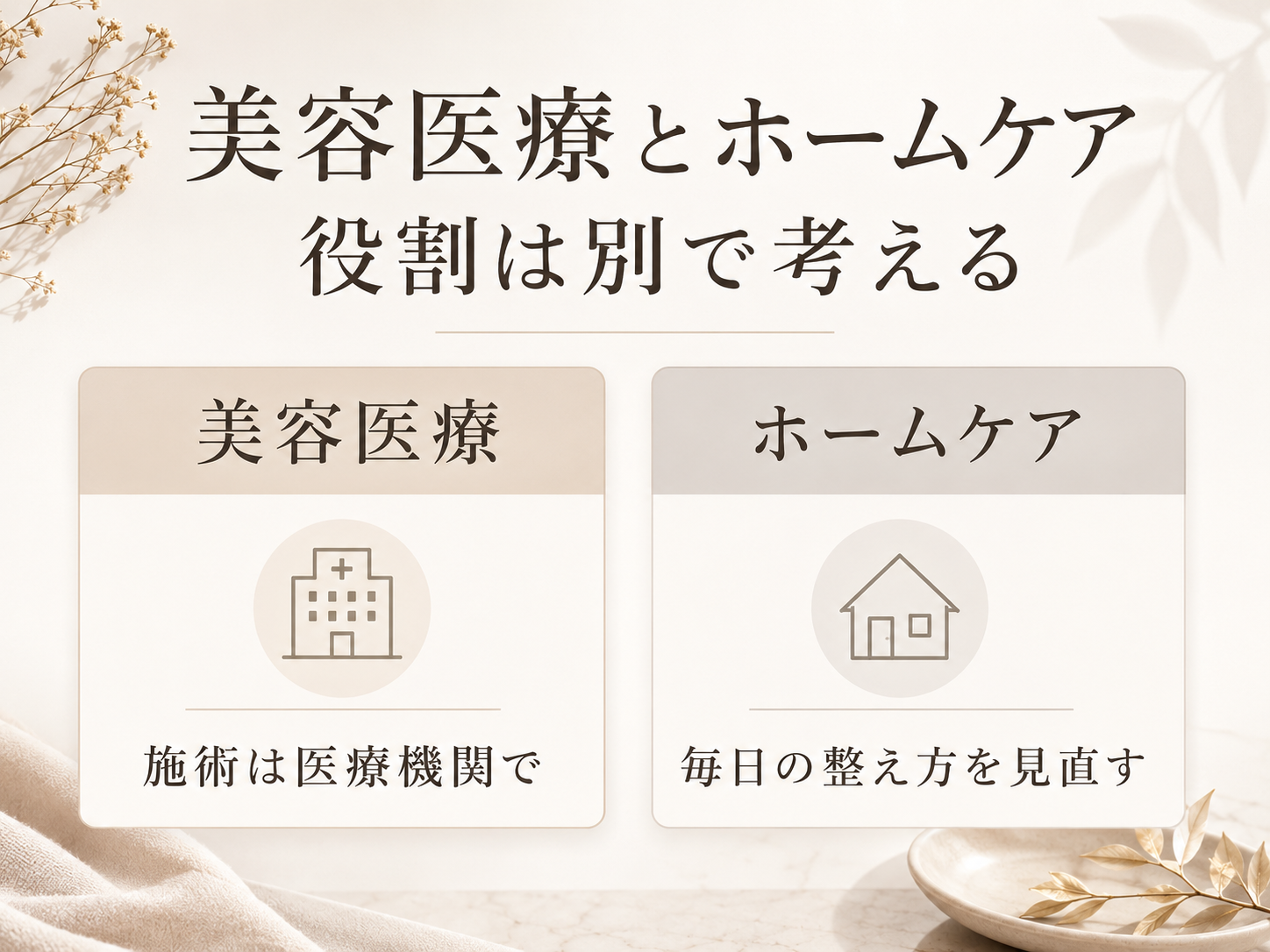 敏感に傾きやすい時期の成分や処方チェック画像