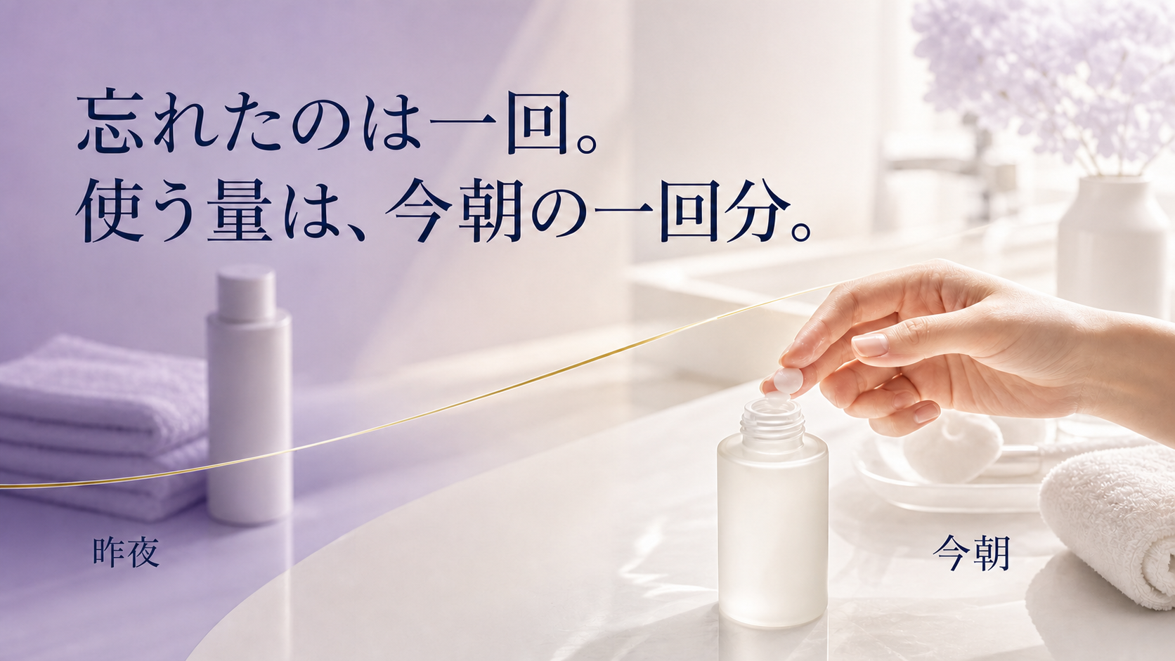 保湿を忘れた夜の三つの生活場面
