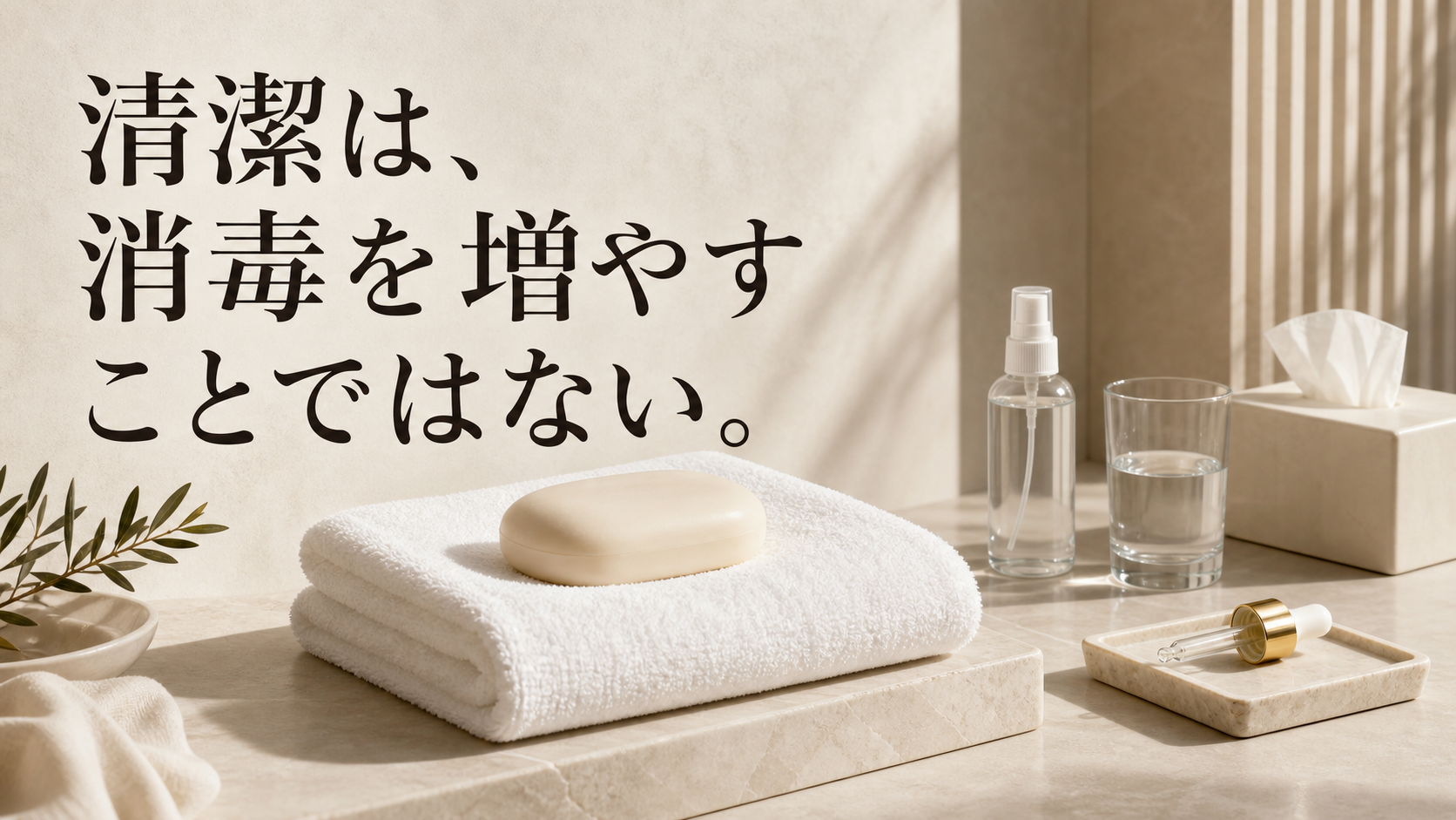 石けんと清潔なタオル、自己流で足さないアルコールやスポイト処置の境界