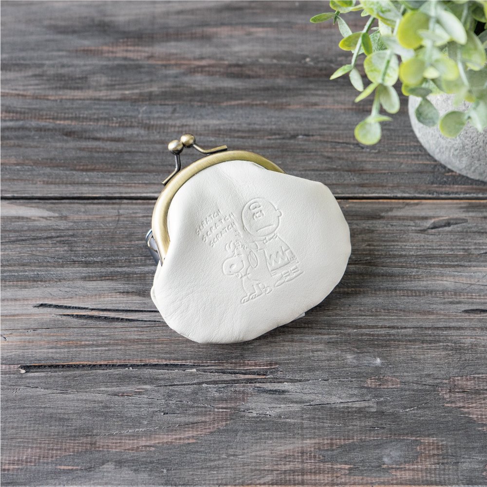 SNOOPY Chocolat オンラインストア-SC レザーがま口S-