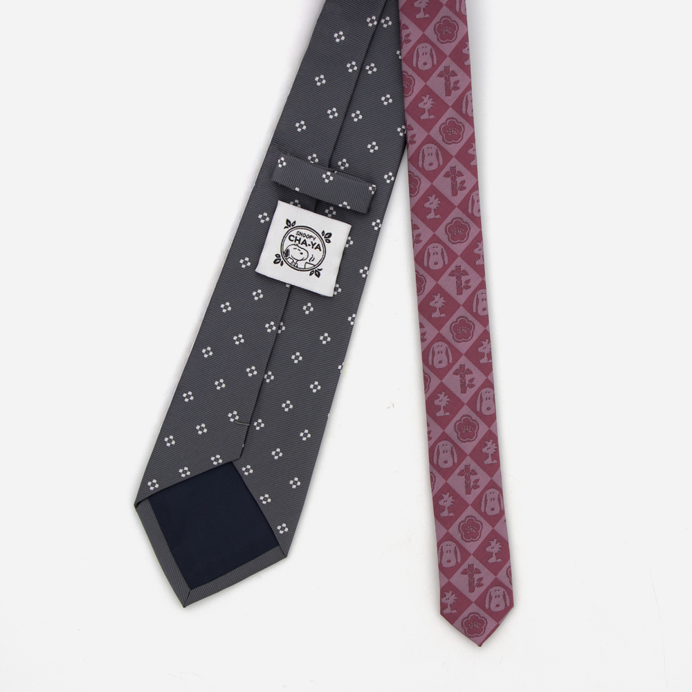 SNC ネクタイ 小紋 ：色: グレー