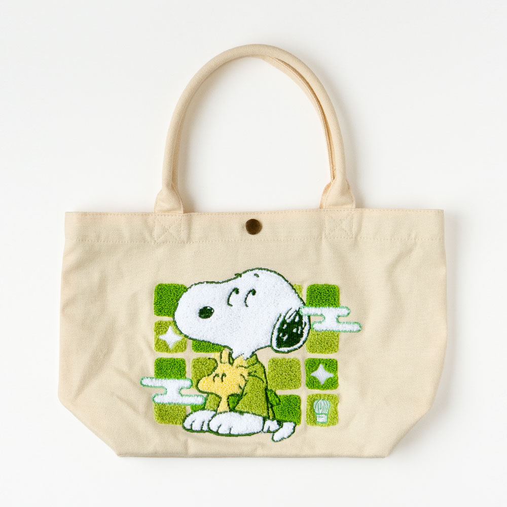 SNC さがら刺繍ミニトートバッグ ：デザイン: 市松