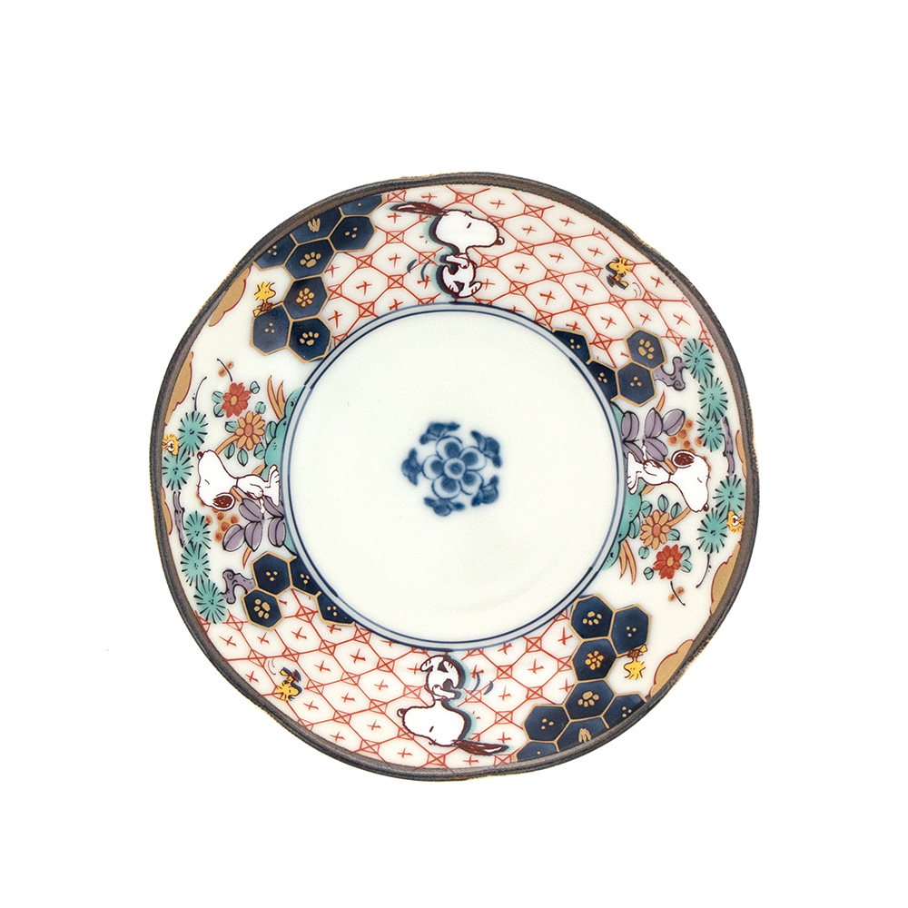 SNC 古伊万里風シリーズ 小皿 ：デザイン: 間取錦草花