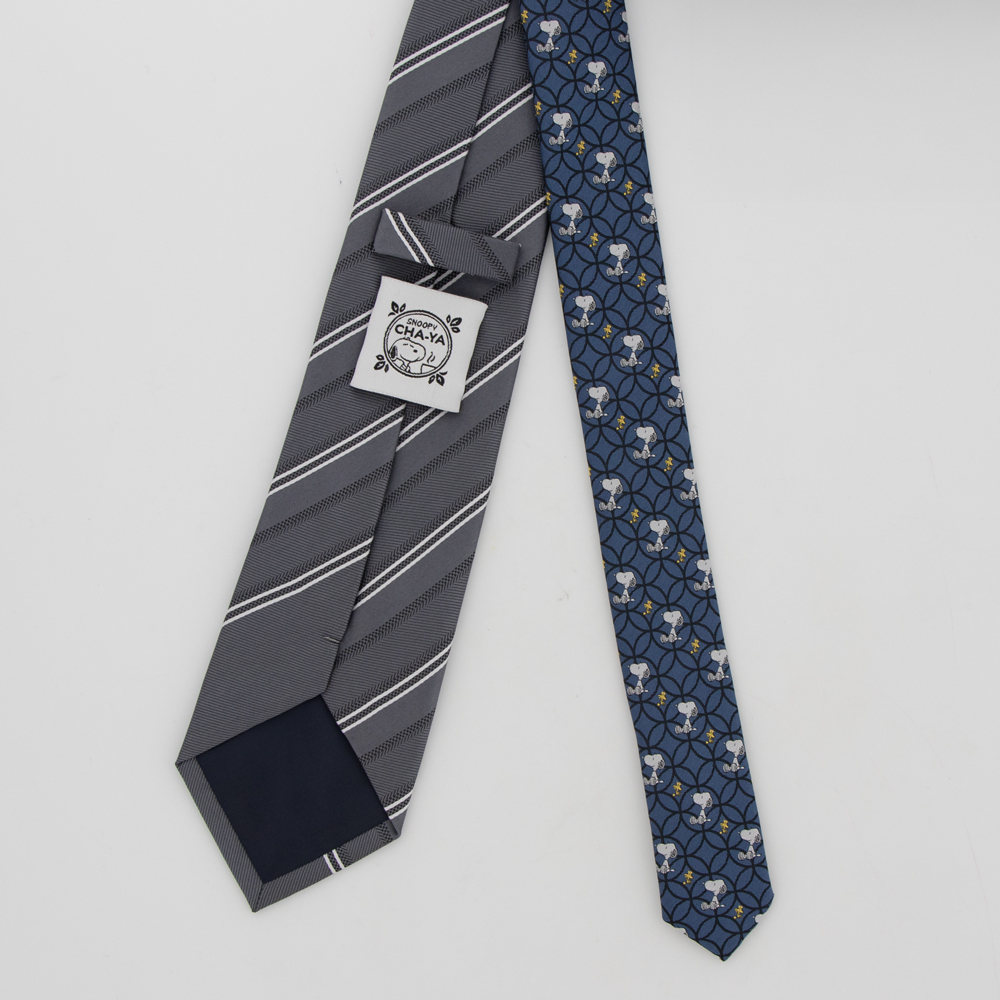 SNC ネクタイ 七宝 ：色: グレー