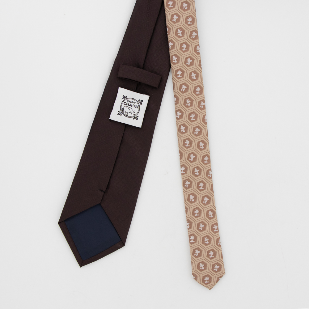 SNC ネクタイ 着物 ：色: ブラウン