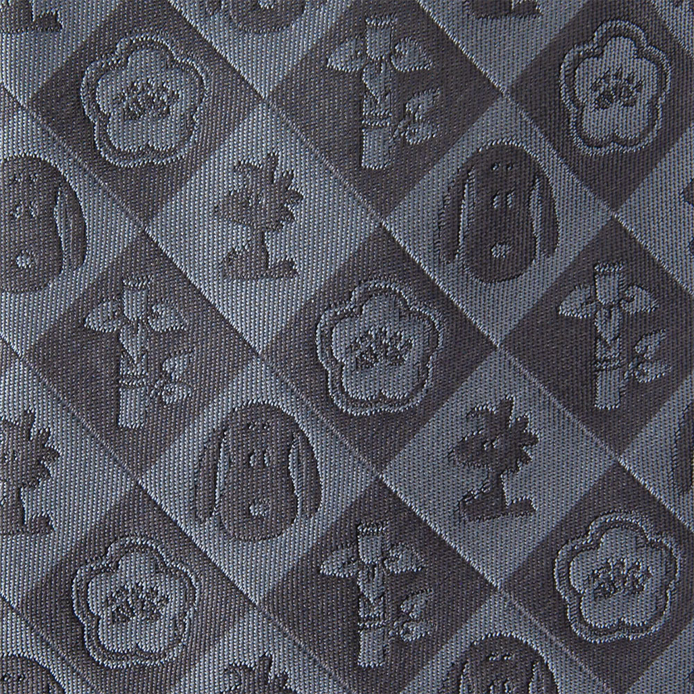 SNC ネクタイ 市松フルパターン ：色: グレー