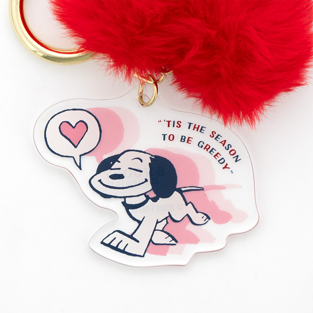 SC アクリルandファーキーホルダー