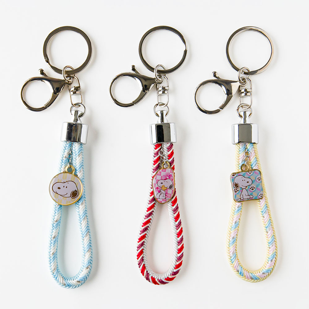 SNC 組紐キーホルダー  ：デザイン: 金平糖