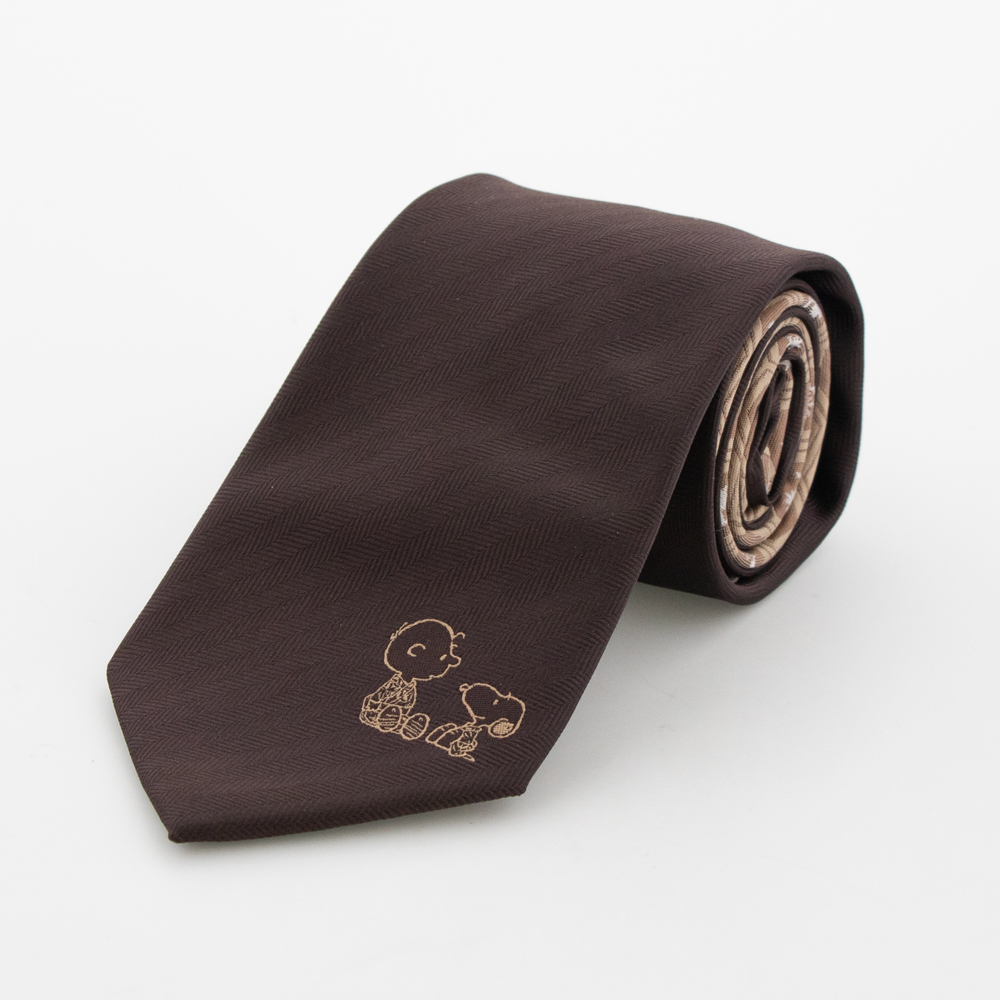 SNC ネクタイ 着物 ：色: ブラウン