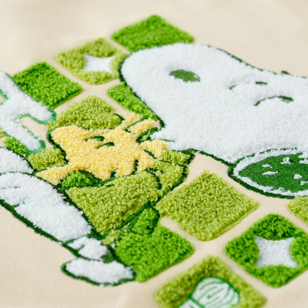 SNC さがら刺繍トートバッグ ：デザイン: 市松