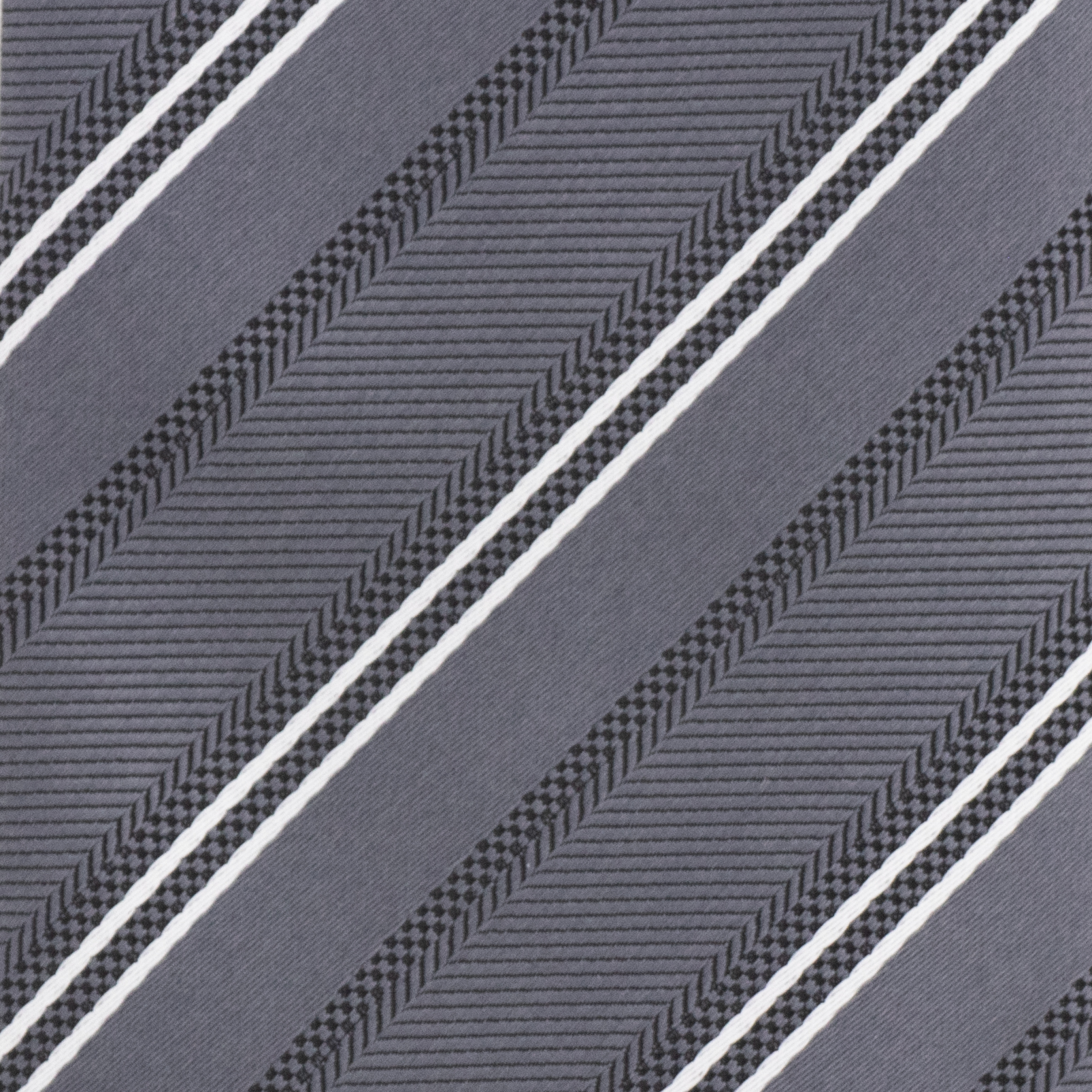 SNC ネクタイ 七宝 ：色: グレー