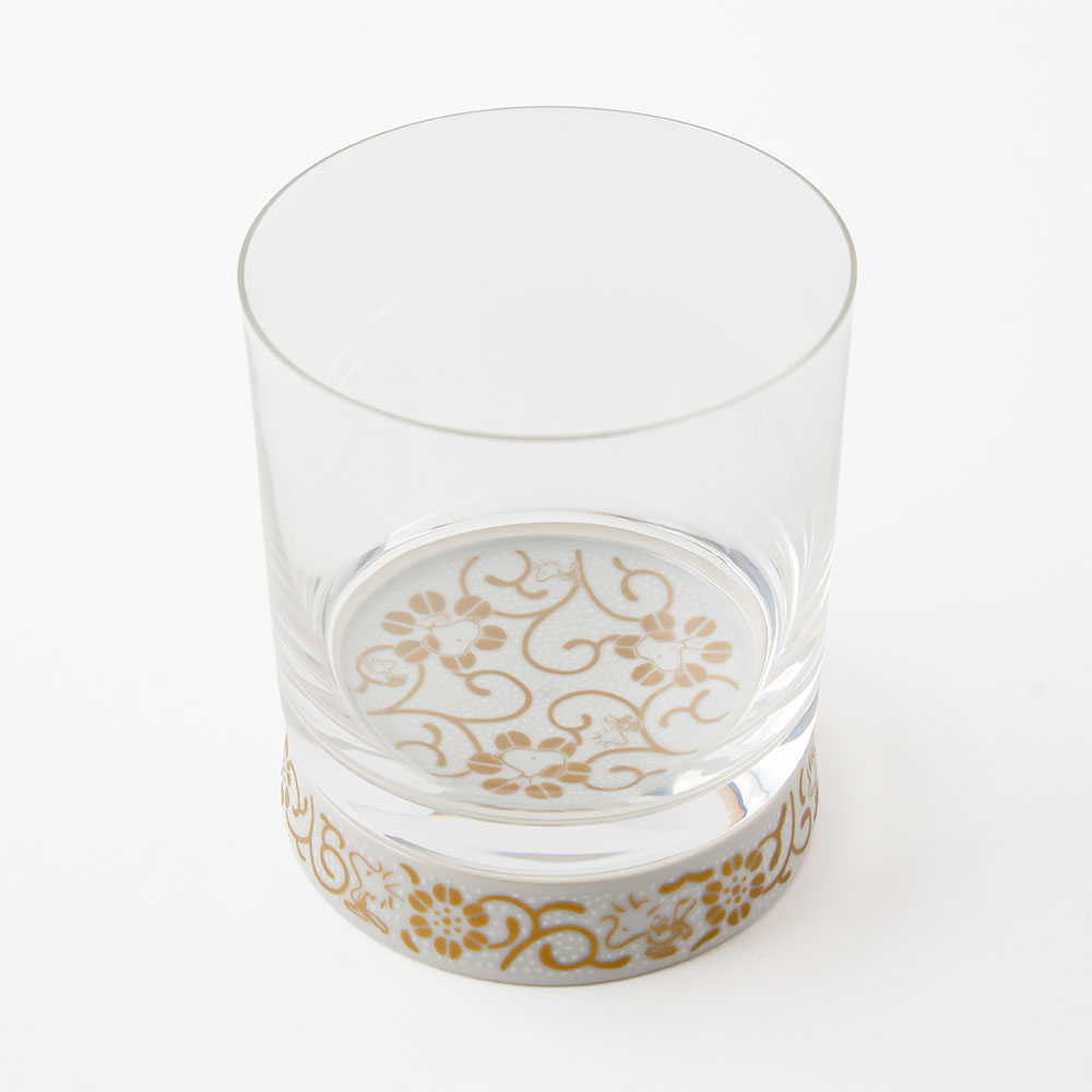 SNC 九谷和グラス グラス 白粒鉄仙