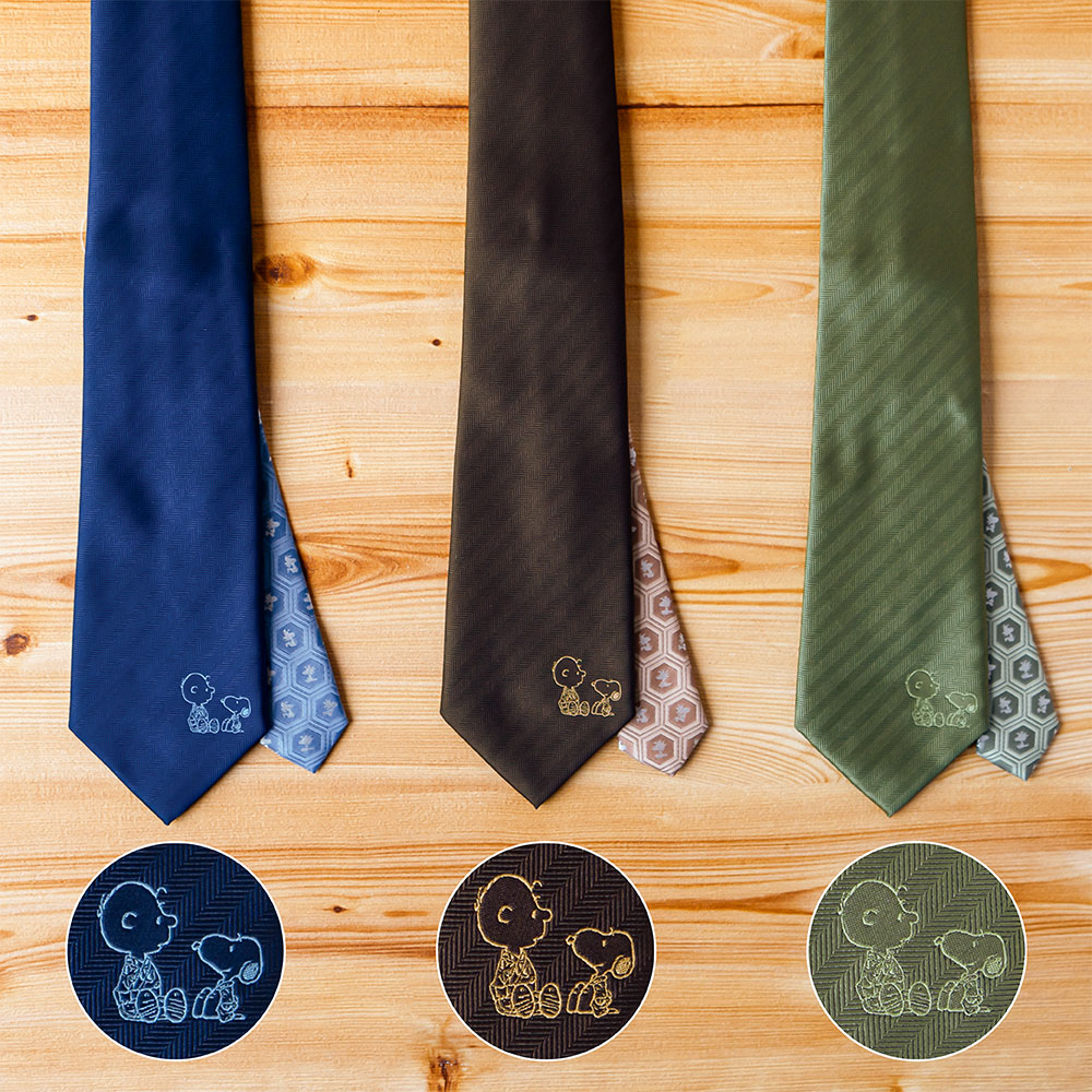 SNC ネクタイ 着物 ：色: ブラウン