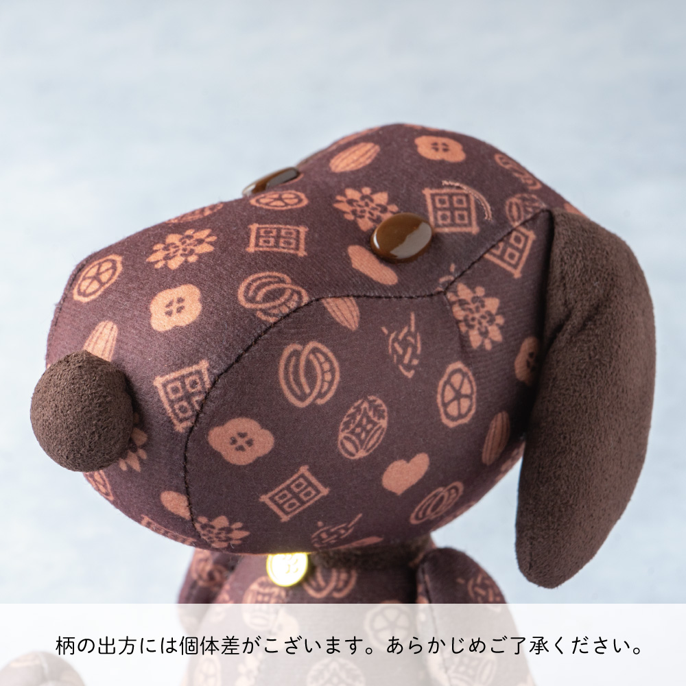 SC 家紋風柄ぬいぐるみ